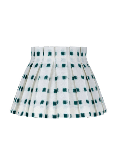 Alice Palmer & Co Green ikat squares lampshade at Collagerie