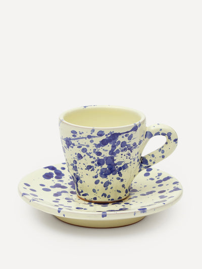 Hot Pottery Espresso cup in blueberry at Collagerie