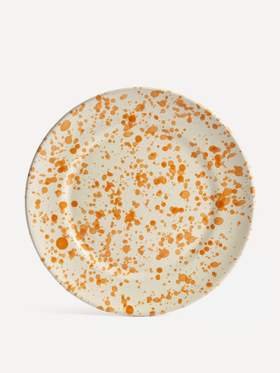 Hot Pottery Dinner plate in burnt orange at Collagerie