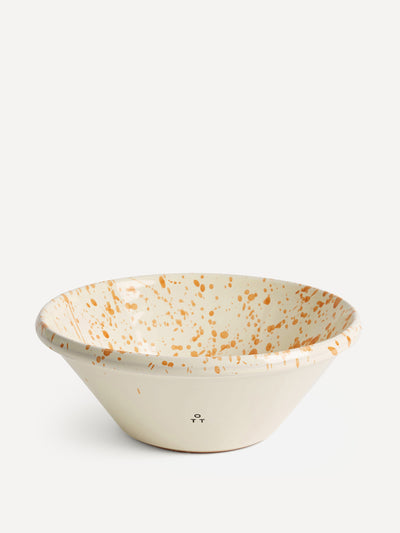 Hot Pottery Salad bowl in burnt orange at Collagerie