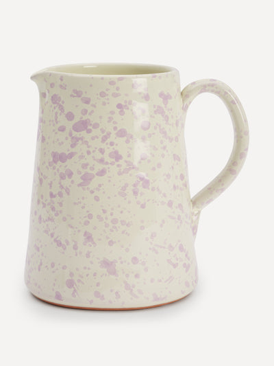 Hot Pottery Jug in lilac at Collagerie