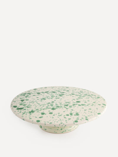 Hot Pottery Cake stand in pistachio at Collagerie