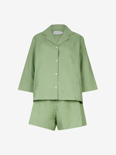 Honna Olive green relaxed-fit pyjama set at Collagerie