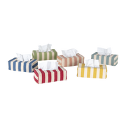 Tangier stripe tissue box cover Interiors Alice Palmer & Co    - Collagerie