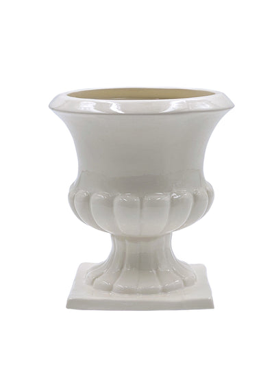 Villa Bologna Fluted vase in cream at Collagerie