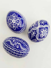 Ink hand-painted eggs