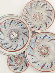 Multi-coloured Stela - Horezu deep plate
