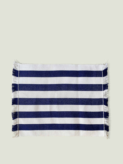The Colombia Collective Olivia striped woven placemats (set of 2) at Collagerie