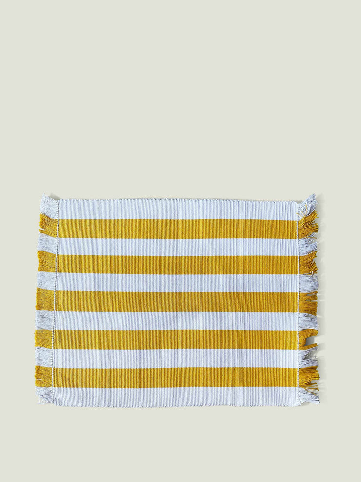Olivia striped woven placemats (set of 2)