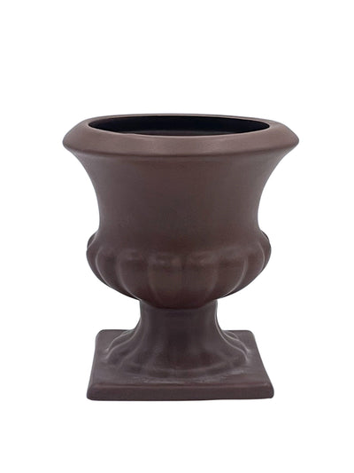 Villa Bologna Fluted vase in brown at Collagerie