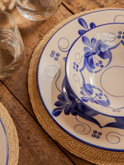 Liliana blue and white ceramic bowl