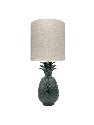 Villa Bologna Pineapple lamp base in emerald green at Collagerie