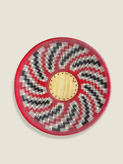 The Colombia Collective Arbol werregue woven plate at Collagerie