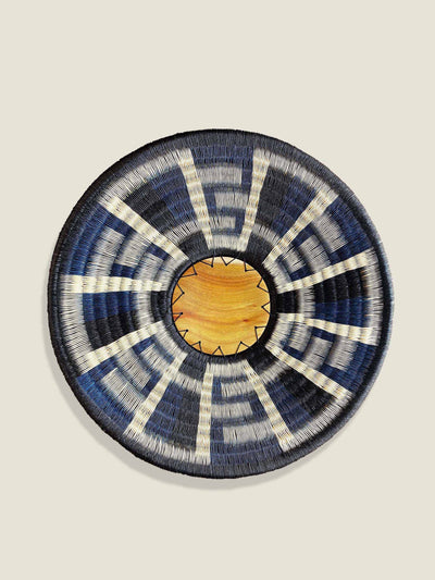 The Colombia Collective Serpiente werregue woven plate at Collagerie