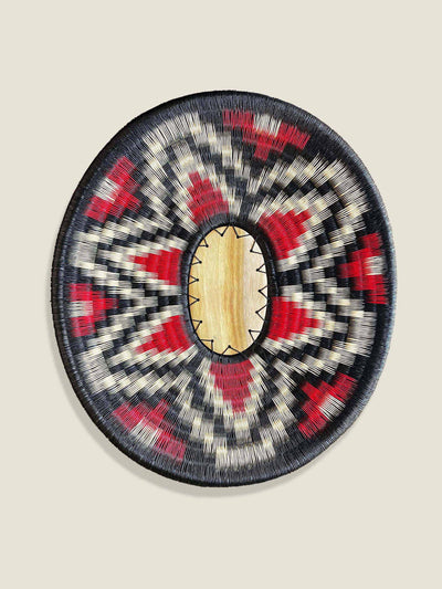 The Colombia Collective Armadillo werregue woven plate at Collagerie