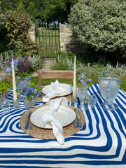 Polkra x Jess Wheeler blue Wiggle collection tablecloth