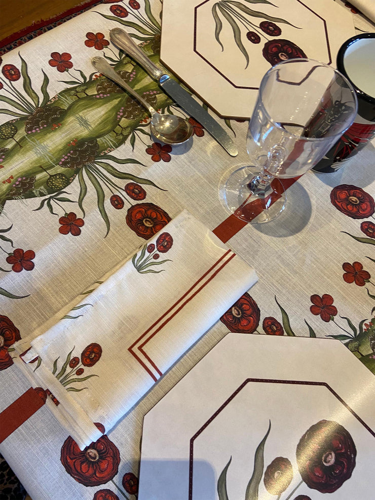 Medieval Garden table linen