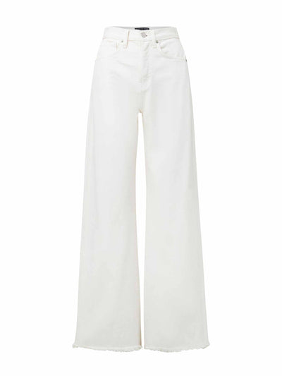 Veronica Beard Taylor high rise wide leg jeans at Collagerie