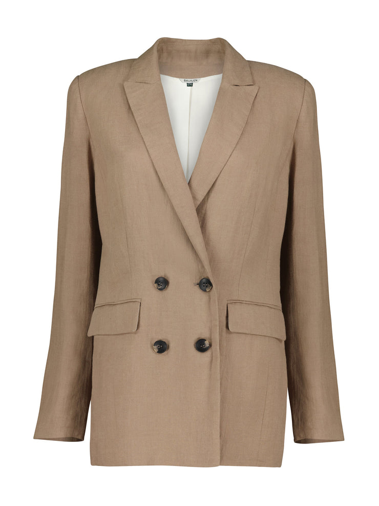 Maxine hemp double breasted jacket