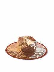 Woven natural Jackie hat