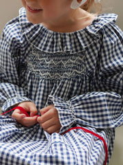 Smock London kids dress that's as bold as its namesake, Frida Kahlo. Collagerie.com
