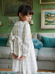 Lightweight rayon/linen Smock London kids dress for little ladies with stars in their eyes. Collagerie.com