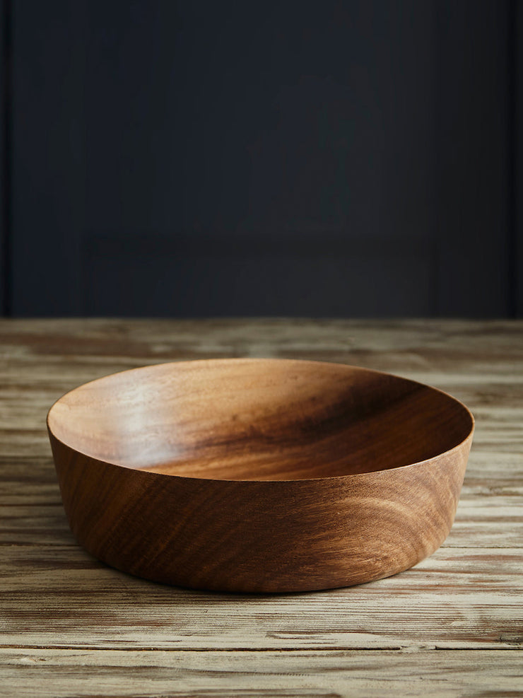 Kuki large wooden salad bowl