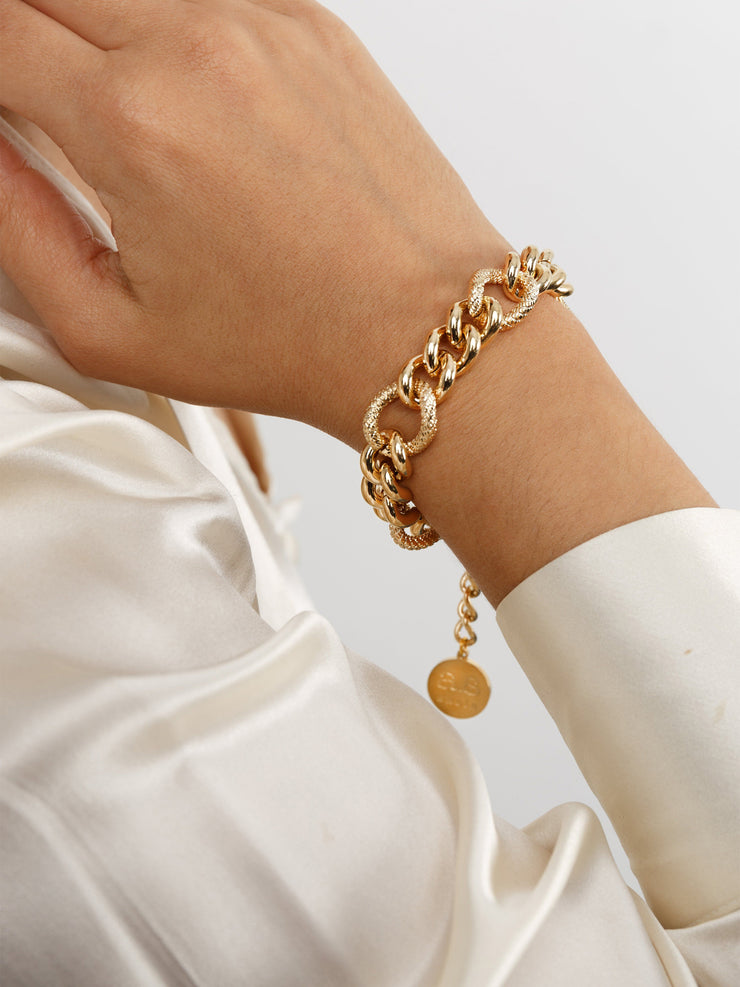 Gold lana bracelet
