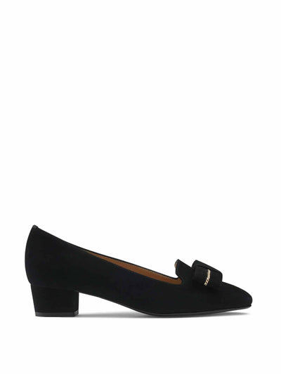 Russell & Bromley Bow trim court shoes at Collagerie
