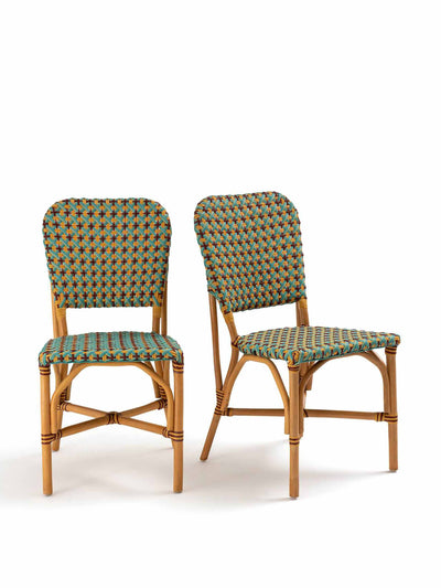 La Redoute Interieurs Rattan and braiding chairs (set of 2) at Collagerie