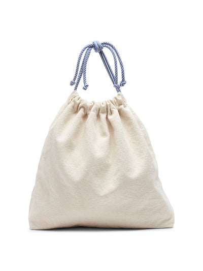STELAR Anisa large drawstring canvas pouch bag at Collagerie