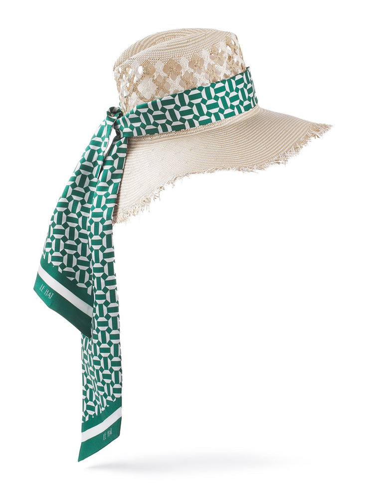 Tina hat with printed scarf