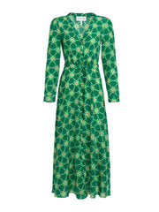 Lea nebula print shirt dress