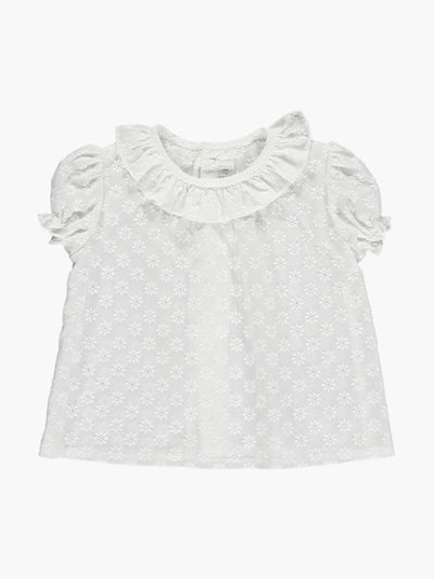 Amaia Lety Top with daisy embroidery at Collagerie