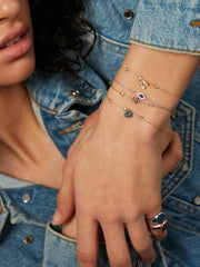 Diamond star bracelet
