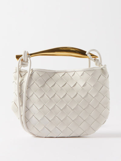 Bottega Veneta Sardine mini Intrecciato-leather cross-body bag at Collagerie