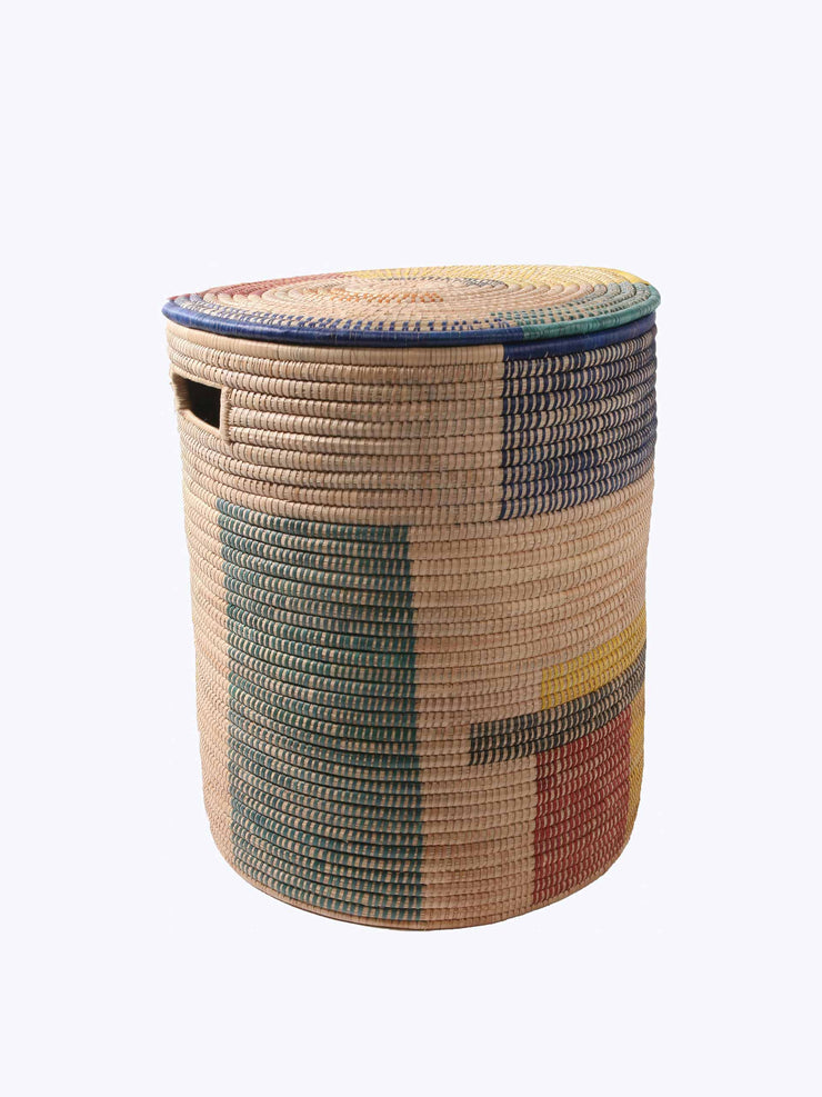 Rainbow storage baskets