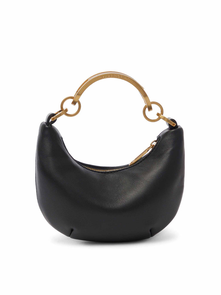 Leather shoulder bag
