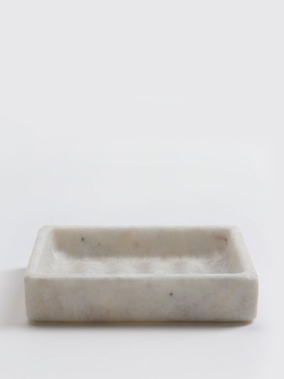 Kalinko Mandalay marble soap dish at Collagerie