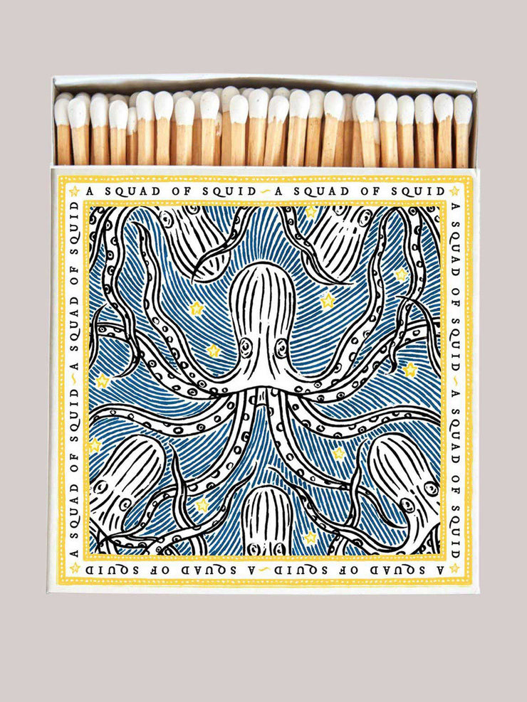 Polkra x Fee Greening a squad of squid matchbox