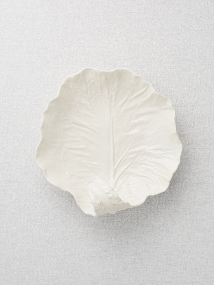White medium cabbage leaf dish