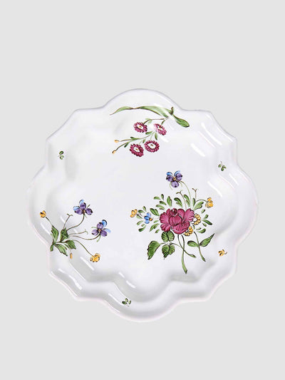 Z.d.G Picardie Drageoir floral dinner plate at Collagerie