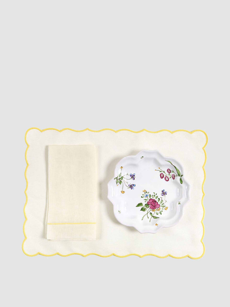 Picardie Drageoir floral dinner plate
