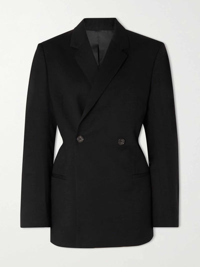 Totême Double-breasted wool blazer at Collagerie