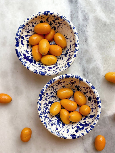 Hot Pottery Nut bowl in blueberry at Collagerie