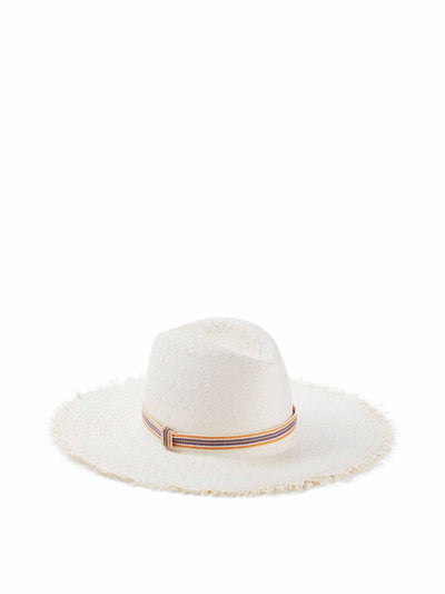Le Hat Woven white Coco hat at Collagerie