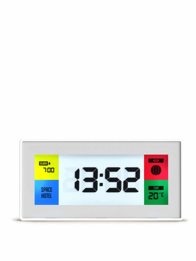 Space Hotel Retro digital alarm clock at Collagerie