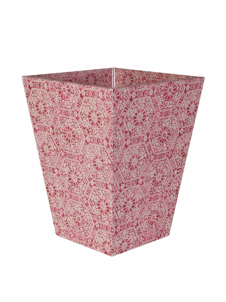 Nankeeng pink waste paper bin