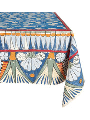 Faiza tablecloth with screen printed border