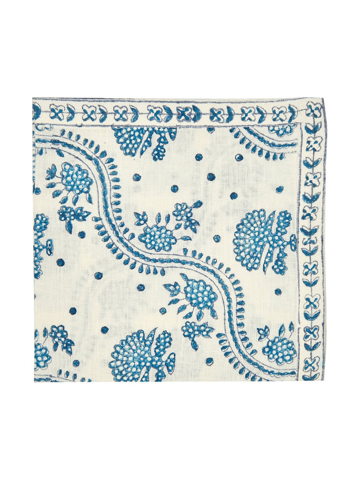 Kalee blue napkins - set of 4